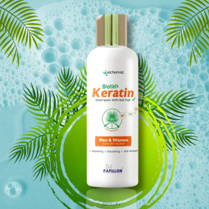 Keratin & Biotin Anti Hair Fall Shampoo with Saw Palmetto Extract